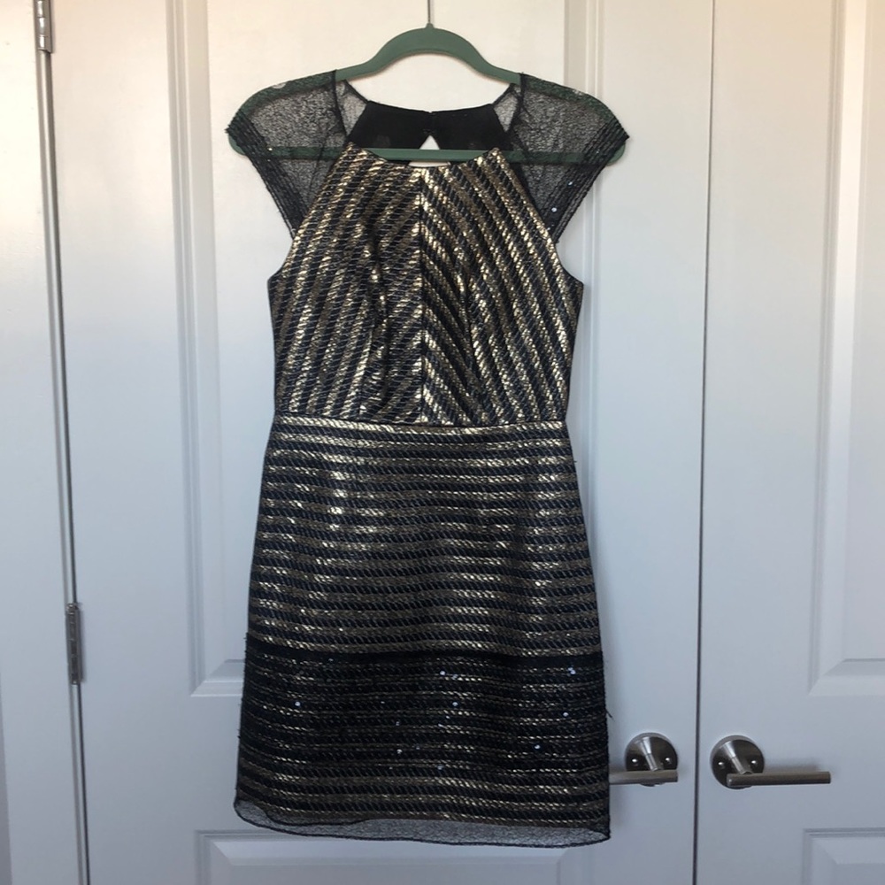 Gorgeous Phoebe Couture Black and Gold dress